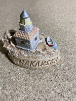 Horvát kerámia szuvenír, Makarska. 4279