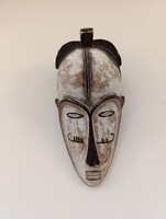 Afrikai maszk antik Fang népcsoport fa sisakmaszk Gabon africká maska A3 465 1899