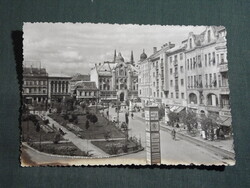 Képeslap,Szombathely,Köztársasági tér,park látkép,részlet, 1959-