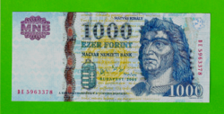 1000 forint bankjegy - 2006 - "DE"