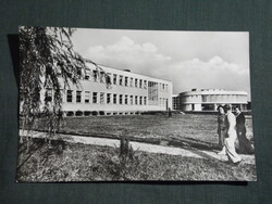 Képeslap,Szombathely,egészségügyi szakiskola látkép,részlet, 1959-