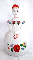 Kalocsai porcelán figura (népviseletes)