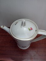 RÉGI KIS PORCELÁN KÁVÉKIÖNTŐ KANCSÓ, NEM HASZNÁLT
