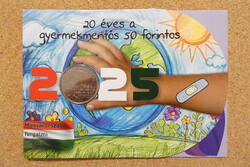 2025 20 éves a gyermekmentős 50 Ft-os!