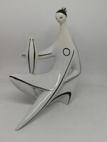 Zsolnay porcelán Art Deco "Korsós nő"!