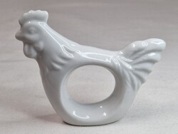 Különleges formájú porcelán kakas figura hibátlan állapotban 7 cm. magas