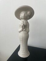 Illés László kerámia szobor