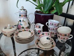 Kahla 6 személyes porcelán kávés szett