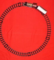 Retro western vadnyugati vonat vasút játék ÓRIÁS 73 cm körpályával világít hangot ad a képek szerint