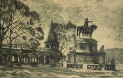 Blahos Rudolf (1917-1986) : Halászbástya / Szent István szobor