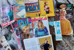 Retro from the 70 - 90s Burda,Sabrina, italian knitting book, pattern-making-sewing ,knitting, magazines, books