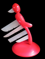 Pop art Raffaele Iannelo Red Voodoo  késblokktartó / Vintage Decor