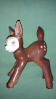 ANTIK DRASCHE - AQUINCUM ART DECO porcelán BAMBI mese figura 9 x10 cm a képek szerint