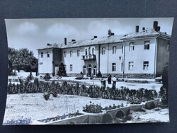 Régi képeslap Balatonboglár, vasútállomás 1969