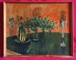 Bolgár József (1928 - 1986) : Asztali csendélet