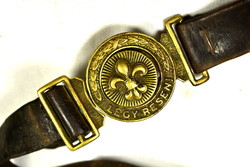 1939 bronz KORABELI CSERKÉSZ ÖVCSAT
