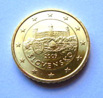 Szlovákia - 50 euró cent - 2009 - a pozsonyi vár