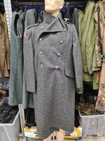 Dán Polgári Védelmi Erők Gyapjúkabátja, Hosszú Peacoat, Szürke, Katonai  1959 es