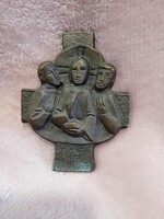 2502/68 Bronz fali feszület "Jézus és tanítványai"