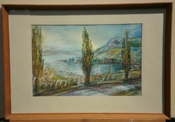 Erdős László (1921-1999) : Balaton / Tihany