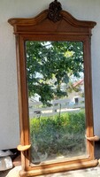 Nagy antik tükör-bécsi barokk bútor