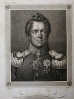 AUGUST NEIDHARDT VON GNEISENAU /1760-1831/ POROSZ TÁBORNAGY
