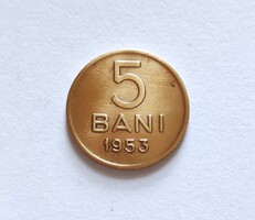 Románia 5 Bani 1953.