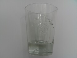 JIM BEAM vastag falú, súlyos, stabil üveg pohár