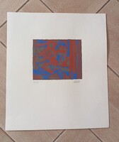 Modern magyar grafika. Színes szitanyomat. Németh János