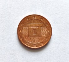 Málta 5 Euro Cent 2013.