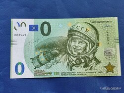 OROSZORSZÁG 0 MEMO EURO GAGARIN ŰRHAJÓS! RITKA EMLÉK PAPÍRPÉNZ! UNC!