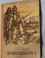 J. F. Cooper Bőrharisnya könyv 1964 kiadású könyv