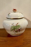 Herendi csipkebogyó mintás nagy méretű bonbonier