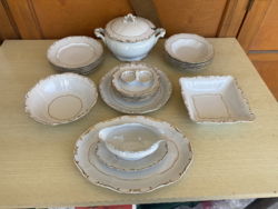 ZSOLNAY PORCELÁN STAFÍR ÉTKÉSZLET 25 RÉSZES