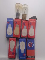 Retro Tungsram diavetitő izzó varrógép izzó csavaros és bajonett záras