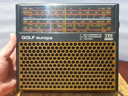 Retro vintage ITT schaub lorenz golf europa 108 rádió nagyon szép állapotban 16