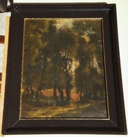 Pólya Iván (1889-1939) : Parkrészlet