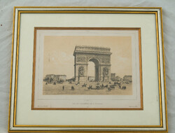 A párizsi Diadalív 1850-1860 között.