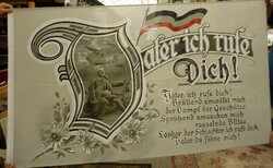 I. világháborús Zászló. Hitler mikor megsebesült