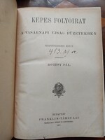 Képes Folyóirat - A Vasárnapi Ujság füzetekben, 1907év Hoitsy Pál, kemény kötés 41. kötet