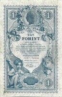 1 gulden / forint 1888 "XF" eredeti állapot 3. gyönyörű