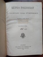 Képes Folyóirat - A Vasárnapi Ujság füzetekben, 1908 Hoitsy Pál, kemény kötés 44. kötet