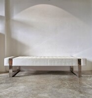 Barcelona Style Daybed with Chrome Legs