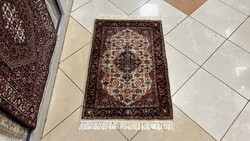 3886 Hindu Herati kézi gyapjú perzsa szőnyeg  63X95CM Ingyen Futár