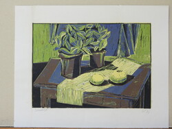 Litkei József (1924-1988) : Csendélet