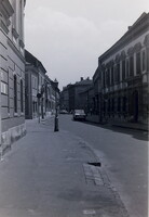 Régi fotónegatív Budapest Budai Vár Táncsics M.u. utcakép  1970-es években -  B14/11/6