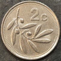 Málta 2 cent, 1986.