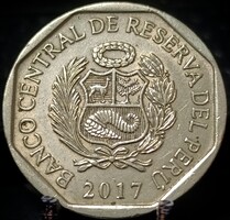 Peru 1 Új sol, 2017 C10D3