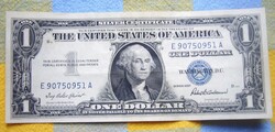 USA 1 Dollár Kék pecsét T1  R