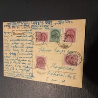 Scherer Lajos (órás és ékszerész) céges Levelezőlapja Bátaszék 1942. Képek + Leírás.